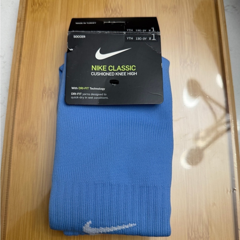 Nike Blue Cushioned Knee High Socks